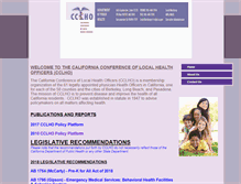 Tablet Screenshot of cclho.org